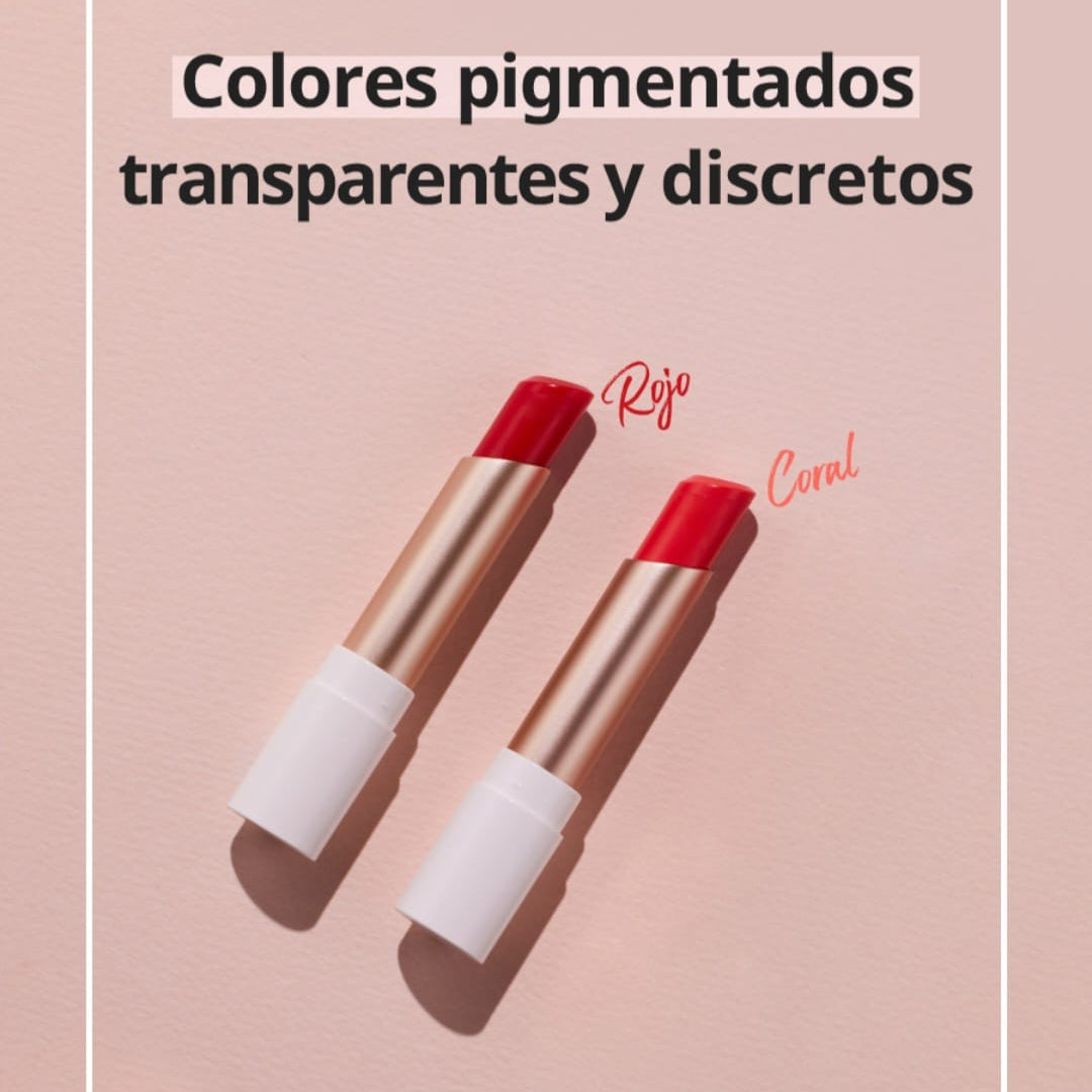 Pintalabios Lip Color Glow Coral 01 Adelica
