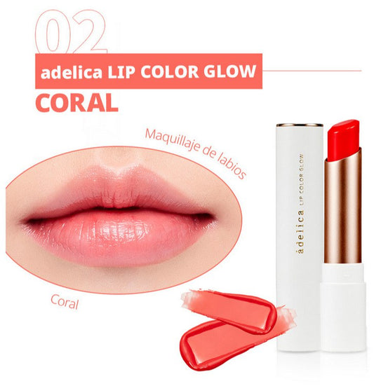 Pintalabios Lip Color Glow Rojo 02 Adelica