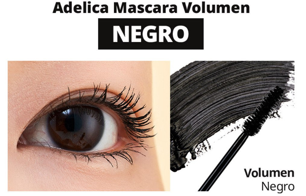 Mascara pestañas volumen black Adelica