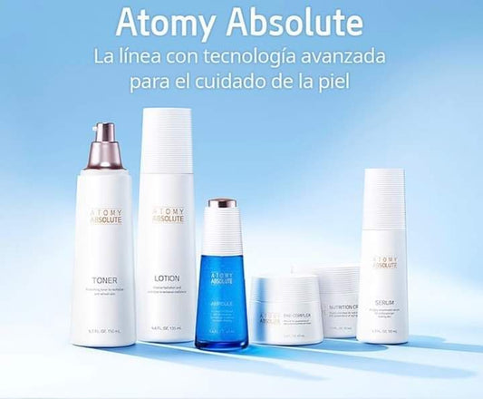 Hay un total de 6 productos en la línea de “Absolute CellActive”: El Tóner, la Ámpula, el Suero, la Loción, el Complejo de Ojos y la Crema Nutritiva.