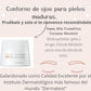 Reduce los signos del envejecimiento y reafirma el contorno de los ojos reduciendo las finas líneas de expresión.